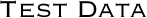 Test Data